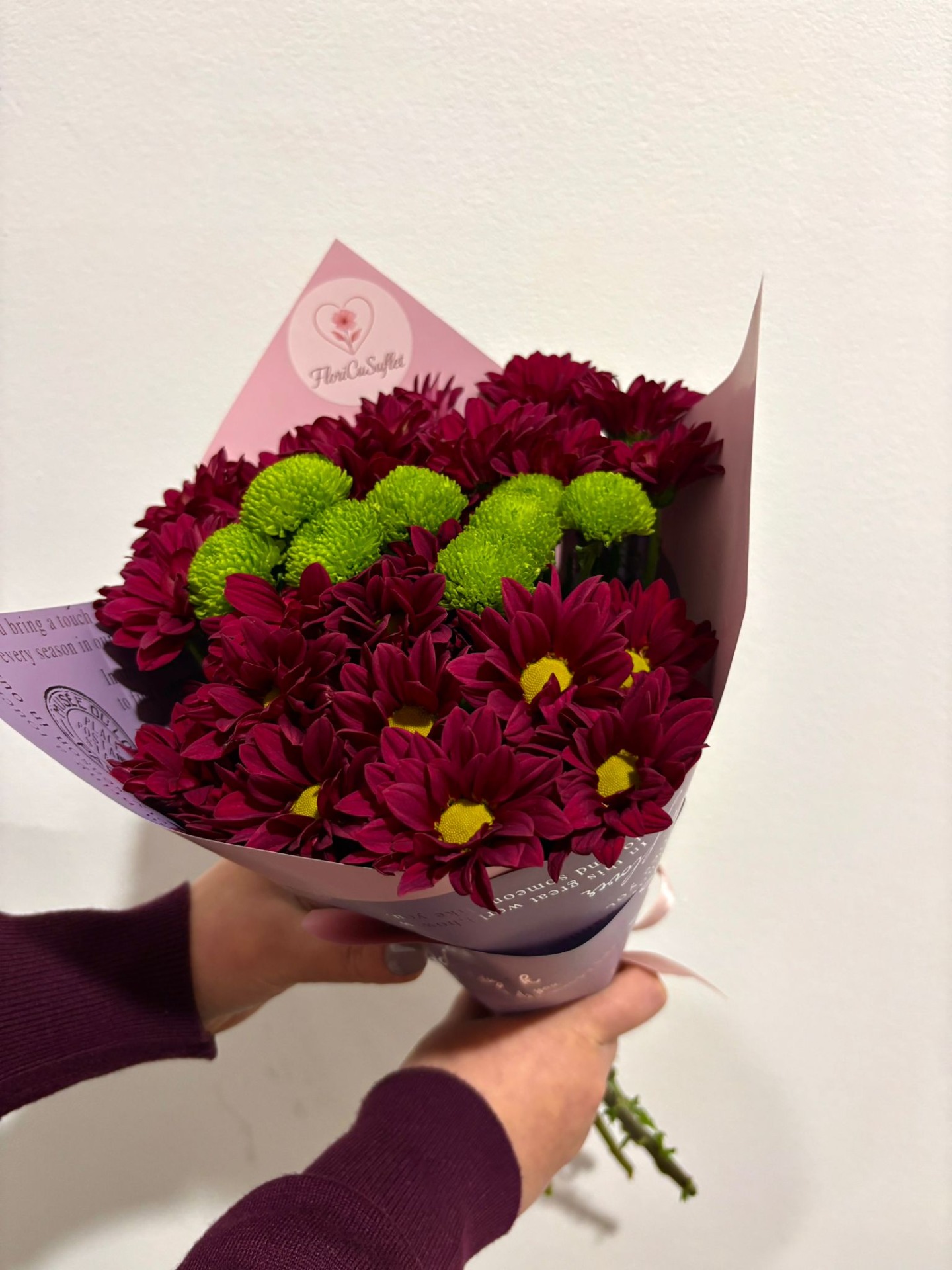 Buchet 3 crizanteme, germini - 45 RON