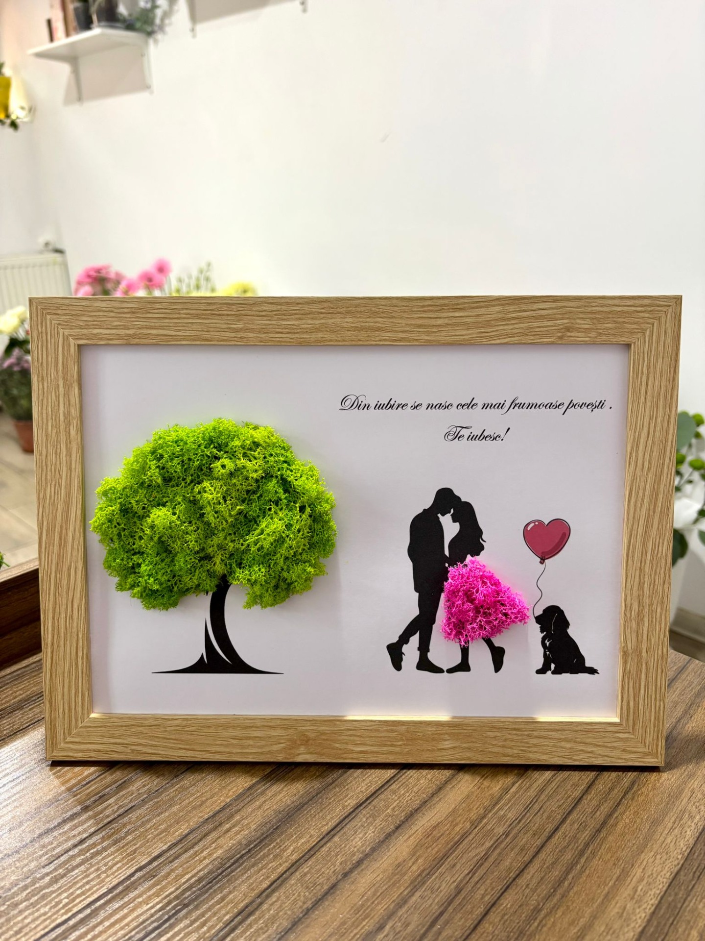 Tablou licheni pentru cuplu - 100 RON